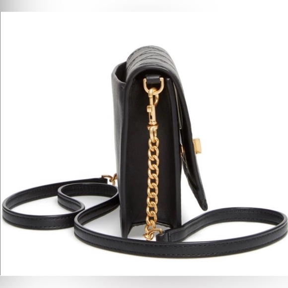 NWOT Tory Burch Black Quilted Crossbody Bag - Picture 3 of 16